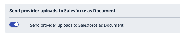 Send Provider Uploads